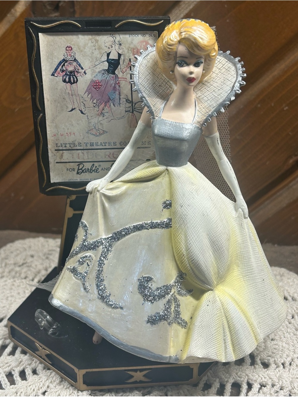 Vintage Enesco “From Barbie with Love" 1964 Cinderella Resin Figurine